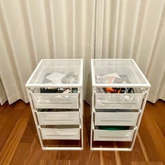 【IKEA】引き出しユニット（ホワイト）
2個セット 