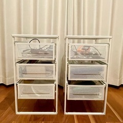 【IKEA】引き出しユニット（ホワイト）
2個セット の画像