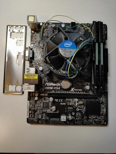 マザーボード・CPU・メモリセット