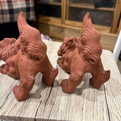 シーサーペア　30年前の画像