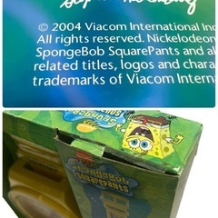 ★希少★SPONGE BOB スポンジボブ 腕時計形 掛け時計 希少品 未使用品 レアの画像