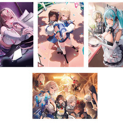 【４枚 セット】一番くじ 『NIKKE CHAPTER3』  クリアポスター の画像