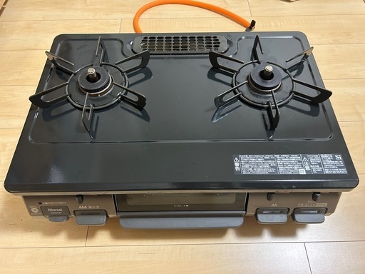 2022年製　リンナイ　ガスコンロ　ガステーブル　KSR670BKL　LPガス用