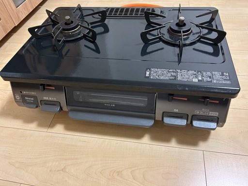2022年製　リンナイ　ガスコンロ　ガステーブル　KSR670BKL　LPガス用