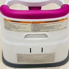 美品　インジェニュイティ 　ingenuity ベビーベース　赤ちゃん　椅子　チェア　トレイ・テーブル付き　説明書付き　ピンク　の画像
