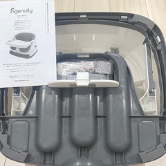 美品　インジェニュイティ 　ingenuity ベビーベース　赤ちゃん　椅子　チェア　トレイ・テーブル付き　説明書付き　ピンク　の画像