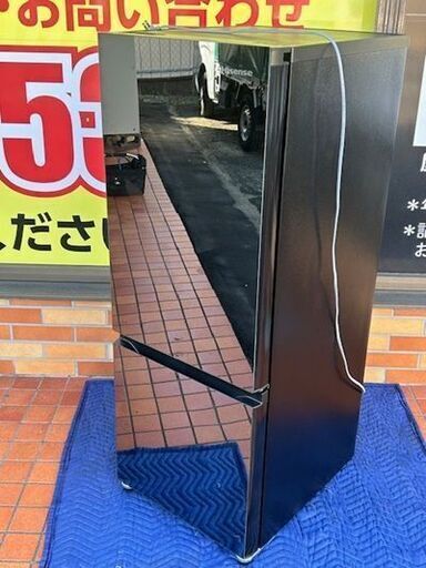 ■2023年製　美品　Hisense 　ハイセンス　ノンフロン冷凍冷蔵庫　HR-G16AM■162L■