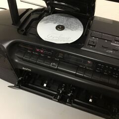 【動作品】🐱CD RADIO CASSETTE RECORDER 「SANYO」の画像