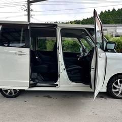 快適なターボ車！低走行8万キロ台！月々9千円〜分割払い可❗️ 車検2年付き！【名義変更代込み】大人気☆スズキ パレットSW☆HDDナビ付き☆走行中DVD見れます☆両側電動スライドドア☆ドラレコ☆スマートキー☆フルオートエアコン☆純正アルミ☆そのまま乗って帰れます‼️の画像