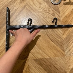ロートアイアン　フラッグかけの画像
