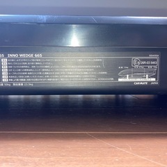 INNO WEDGE 665のルーフボックスセット