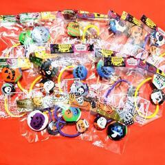 🎃HALLOWEEN🎃 くるみボタンヘアゴム (ハンドメイド)