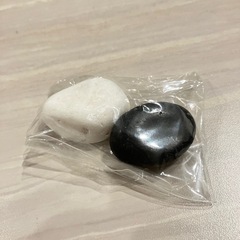 お食い初め用 白黒石 2個セット
