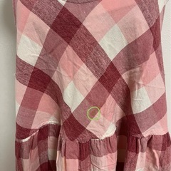 マタニティワンピース　チェックワンピース　綿100％　産前産後　着たまま授乳の画像
