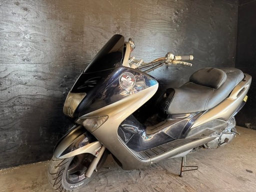 ★支払総額5.0万円★関東圏内即日配送可能！ ヤマハ マジェスティ125 カスタム多数♪社外マフラー！LEDヘッドライト！車格大きい小型！通勤通学に♪