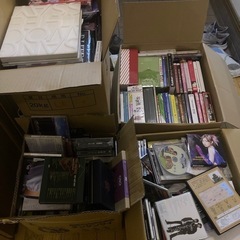 大量　廃棄予定　CD DVD  ダンボール5箱　