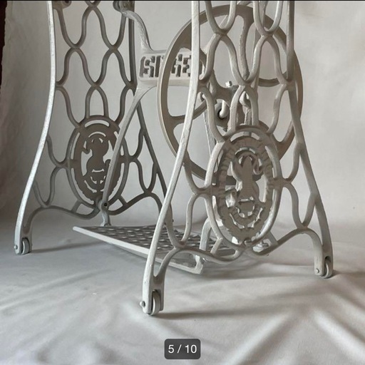 SINGER antique ミシン脚 アンティーク silver grey