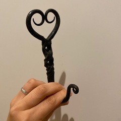 ロートアイアン　ハートフック🩶の画像