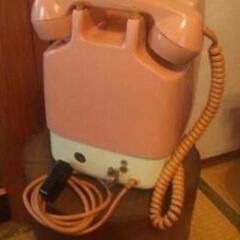 店舗ディスプレイ◆早い物勝ち♪希少◆ピンク電話
◆公衆電話◆昭和レトロ　かわいい♪希少・レアの画像