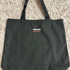 トートバッグ　エコバッグ　サンサン　SANSAN ノベルティ　41×37×マチ12センチの画像