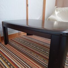 ナラ材　家具調コタツ(夏季:天板ロック機能付)