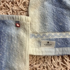 タオル　ランバン　LANVIN 今治　2枚セット　33×33センチの画像