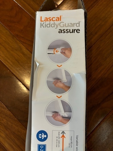 美品ベビーゲートKiddy Guard ASSURE 白