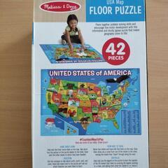 【美品】値下げしました　　アメリカマップ　パズルの画像