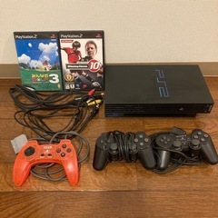 PS2 本体他　ソフト2本付き
