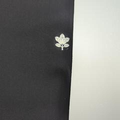 黒羽尺　反物　黒　新品未使用　タグ付き　リメイク　ハンドメイドの画像