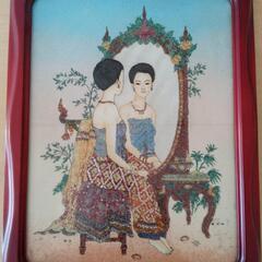 【THAILAND】砂絵の額