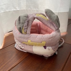 ベビー安全きゃっぷ　女の子　耳付き🐰