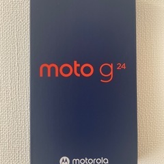 【新品未使用品】moto g24 