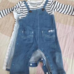 70サイズ　ロンパース 3点セットの画像