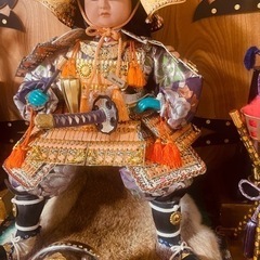 （明日、処分します）★希少★ 菊水作 五月人形 若武者飾り　こどもの日 節句の画像