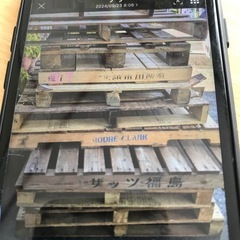木製パレットの画像