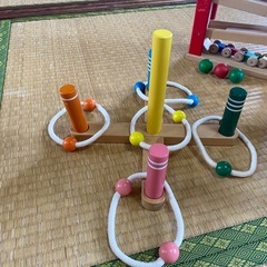 木のオモチャの画像