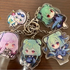 今週　まで！！ホロライブ 白銀ノエル 潤羽るしあ タペストリー キーホルダーの画像