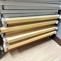 無印良品 ユニットシェルフ 棚板 帆布 引き出し 帆立木製の画像