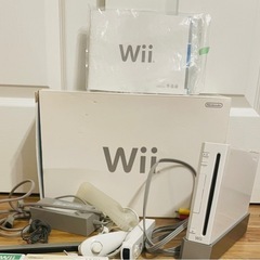 Wii本体　ソフト2本おまけ付き