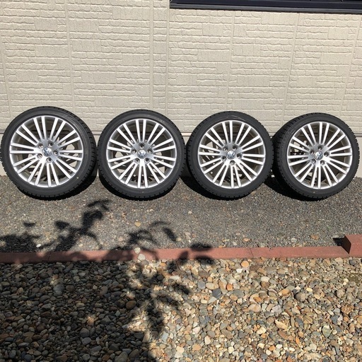 VW GOLFV R32 純正アルミ スタッドレスタイヤ 4本