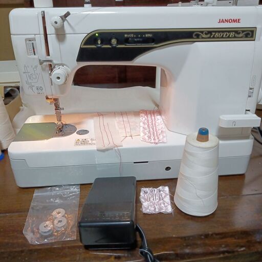 ジャノメ職業用ミシンコスチューラ780DB美品