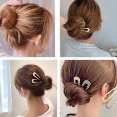 U字型かんざし2本セット（新品）の画像