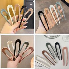 U字型かんざし2本セット（新品）の画像