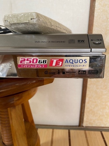 シャープ　HDD&DVDレコーダー