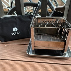 ヨーラー YOLER 折りたたみ焚き火台　コンロ  キャンプ ア...