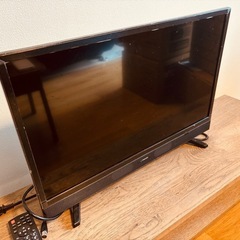 【値下げ・豊川市諏訪西町】24型液晶テレビ・リモコン 動作確認済
