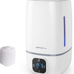 【未使用品】大容量　超音波式加湿器 4Lアロマ対応 タイマー対応...