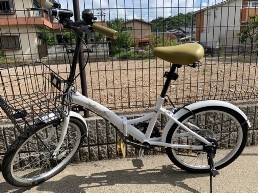 折りたたみ自転車 20インチ シマノ製 6段ギア 折り畳み 自転車