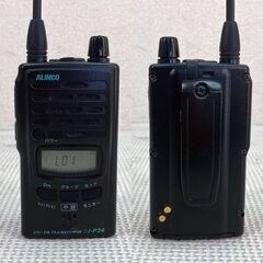 特定小電力トランシーバー 1台　47ch中継対応 マイク付 ★ ALINCO DJ-P24(L) ロングアンテナ 単三電池2本 2台セット有 の画像